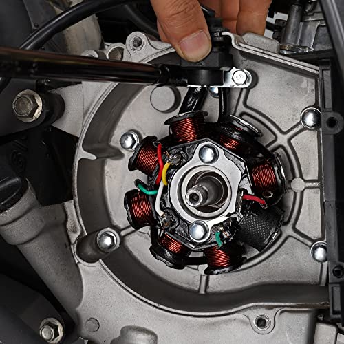Image of Ignition Stator Magneto 8 Coil 5 Wires for 50cc-150cc GY6 4-Stroke Engine (Pack of 2)