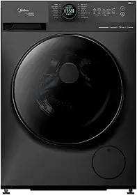 Lava e Seca Frontal 11Kg Heathguard Smart Automática 220 Volts, Titanium, Midea