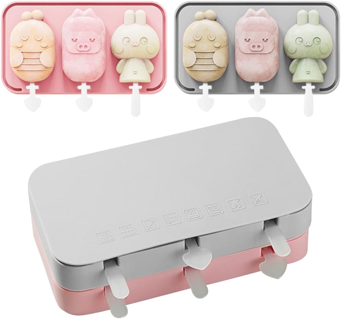 2 Pack Popsicle Molds, Ice Pop Molds, Homemade Popsicles