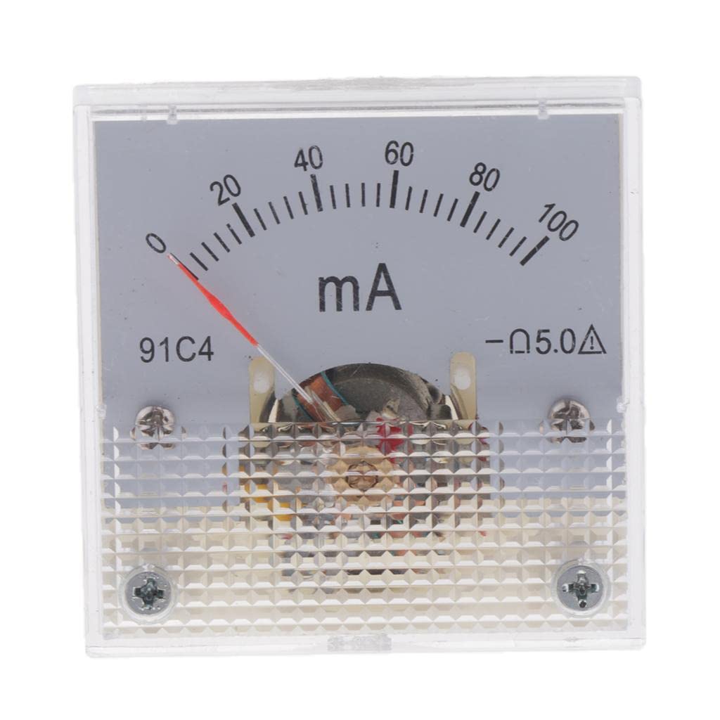 Loom Tree® DC Ammeter Analog Panel Meter Amp Meter Current Gauge Pointer Type 0-100mA Tools | Measuring & Layout Tools | Meters Sensors & Probes-image-44