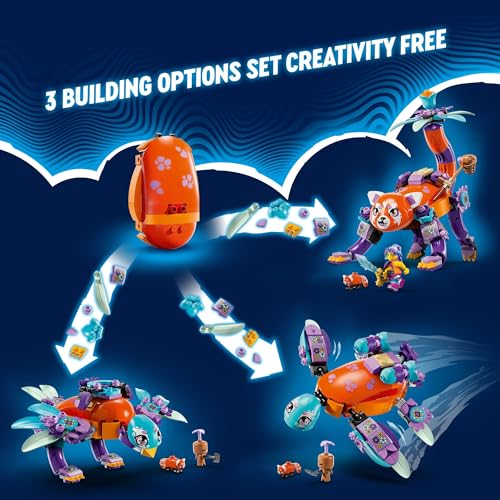 Image of LEGO DREAMZzz Izzie's Dream Animals Toy Set, Comes with Izzie and Dizzy Minifigures and Creature Figures, 3 Animal Building Options for Kids Ages 8 and Up, 71481