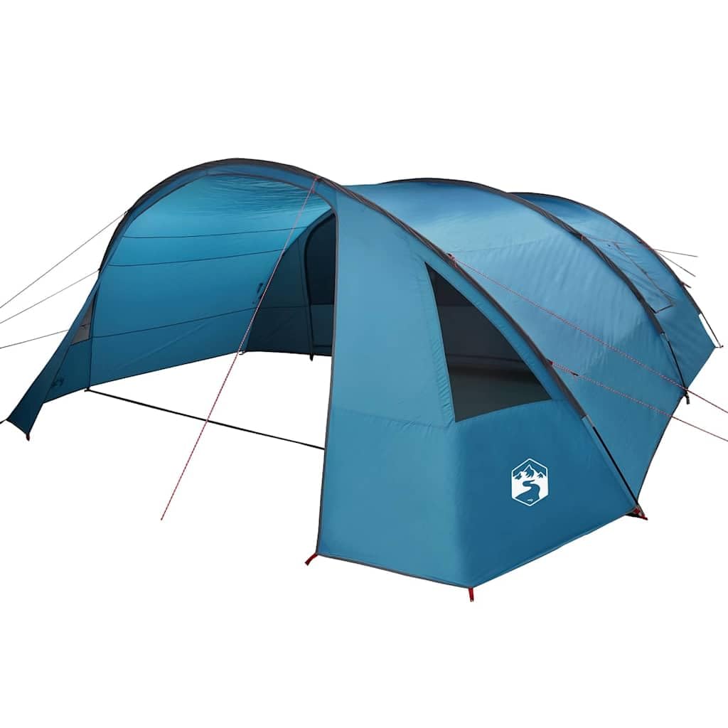 Tunnelzelt für Personen Grün Weiß x x mit Veranda wasserdicht Winddicht leicht kompakt ideal für Camping Outdoor Wandern Festival