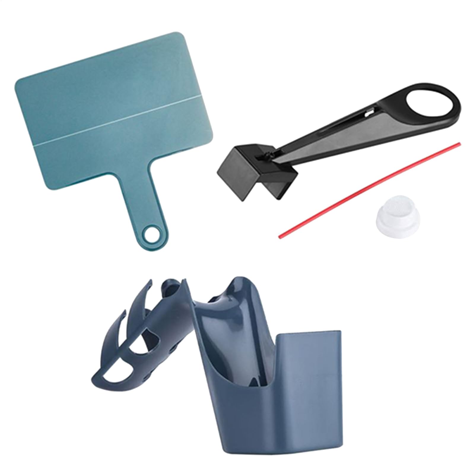Kit per la pulizia della catena della moto, set di 4 pezzi di olio antispruzzo, parti di manutenzione Powersports, strumento di deviazione di lubrificazione, ingranaggio lavaggio bici, accessorio per