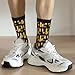 AHUNARLOP Pittsburgh Skyline 412 Socks, Unisex Adult Crew Socks, Cotton Cozy Casual Sock