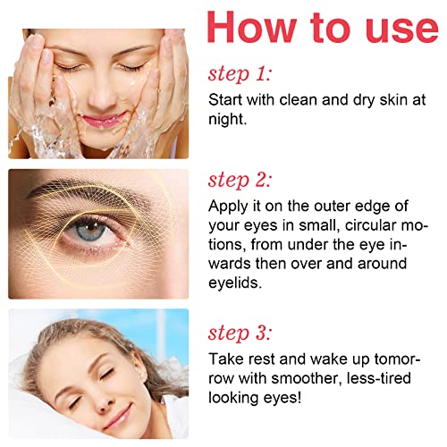 Retinol Eye Stick, Anti Aging Eye Cream W/Retinol - Under Eye Stick Hydrates Skin Of Dark Circles, Under Eye Treatment For Women For Puffiness And Bags Hydrates, Firms Under Eyes Skin - 0.1Oz (3G) #TOP4