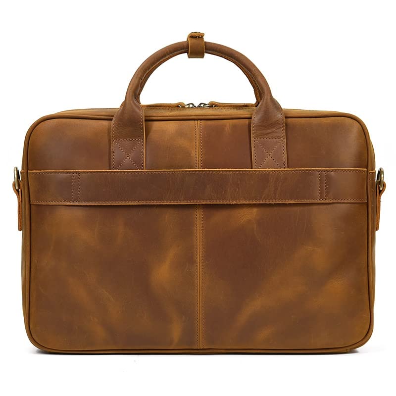 Leather Briefcase for Men,Business Travel Messenger Bag,Large Laptop Work Bag3