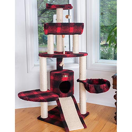 Armarkat B5806 árbol para gatos madera con múltiples funciones miniatura 4