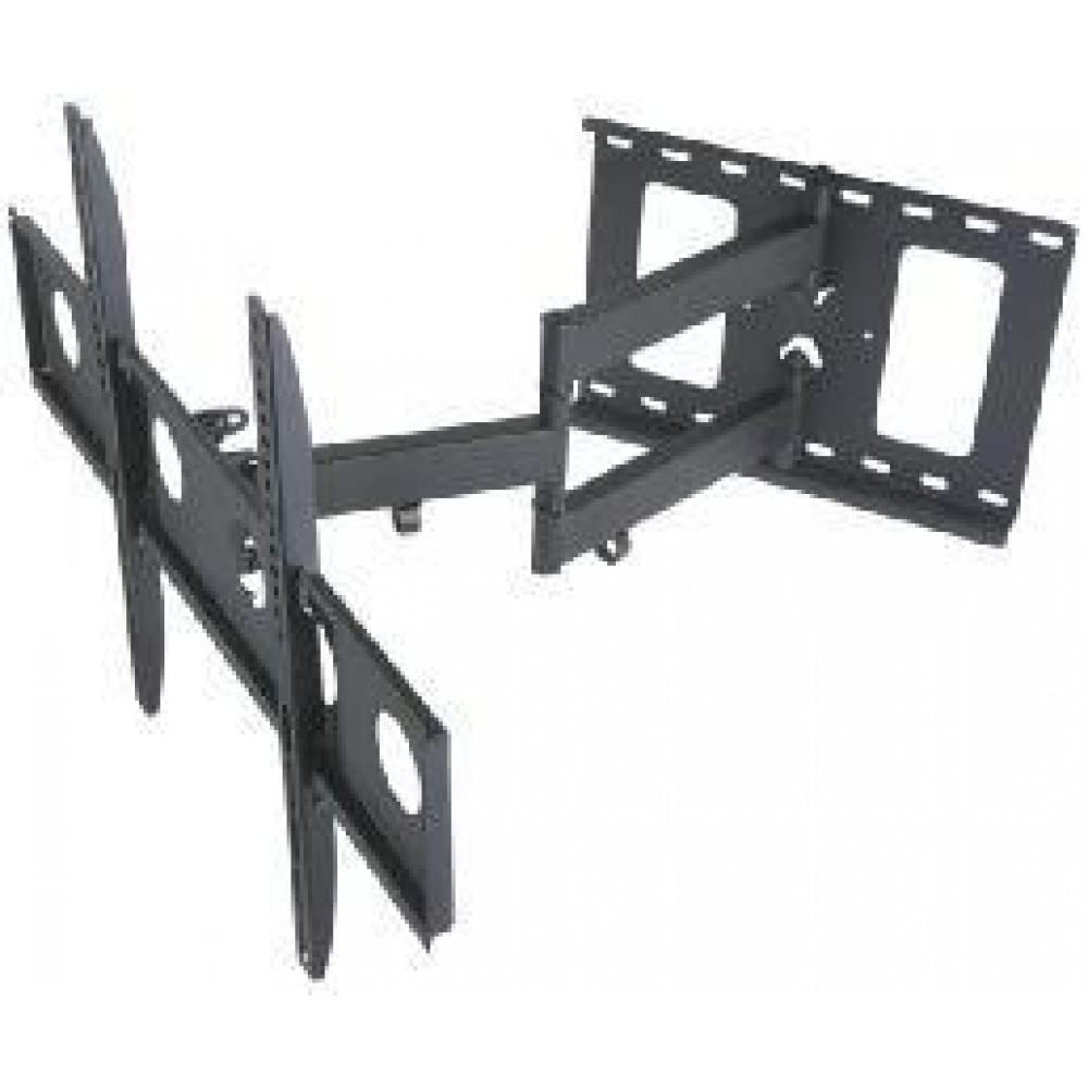 Techly 027620 Supporto a Muro per TV LED LCD 32-65'' Estensibile Slim Full-Motion Nero
