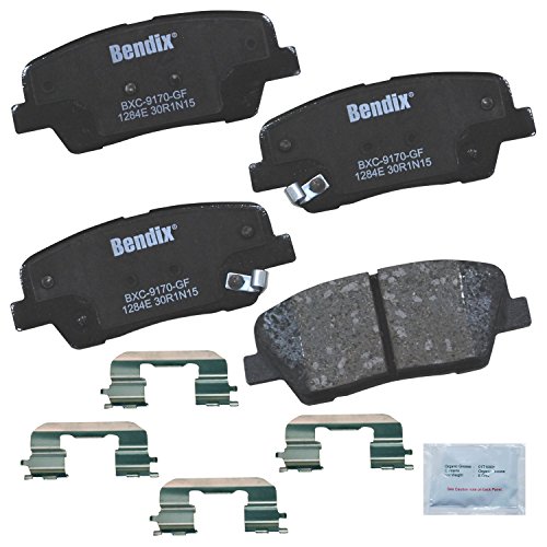 Image of Bendix Priority1 CFC1284E Ceramic Rear Brake Pads for Hyundai Equus 2016-2011
