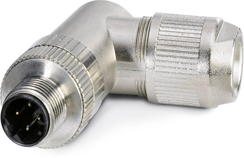 PHOENIX CONTACT SACC-M12MRD-4Q SH Datensteckverbinder – 4-polig, M12 Gewinkelter Stecker, D-Kodierung