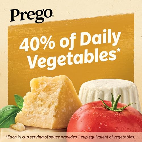 Image of Prego Three Cheese Pasta Sauce, 45 Oz Jar (Case of 6)