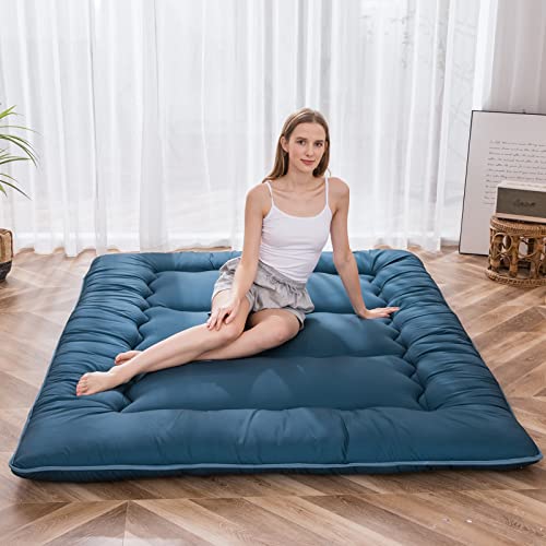 MAXYOYO Klappmatratze Futon Matratze Bodenmatratze Gepolsterte Japanische Tatami Gesteppte Bett, Dicke Faltmatratze Schlafmatte Rollmatratze...