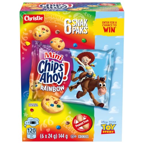 Chips Ahoy! Biscuits Pépites Choco Arc-en-ciel Mini 6 Paquets 144g