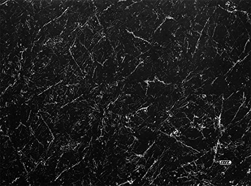 Black Marble Art Kitchen Glass Cutting Board Decorative Gift Abstract Wavy Contrast Design #TOP14