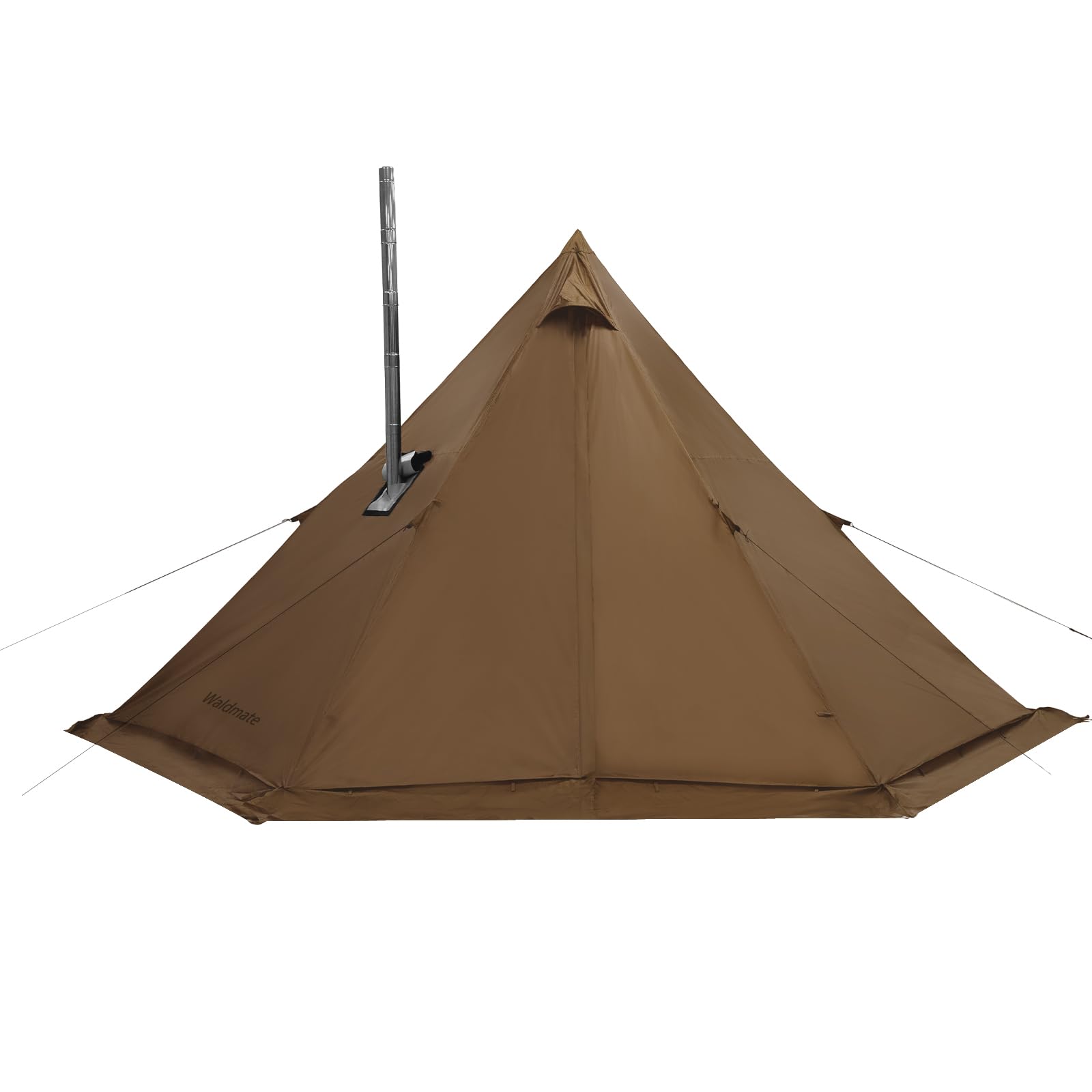 WaldZimmer Hot Tent with Stove Jack 13.2FT 2-4 Person Tipi Tent