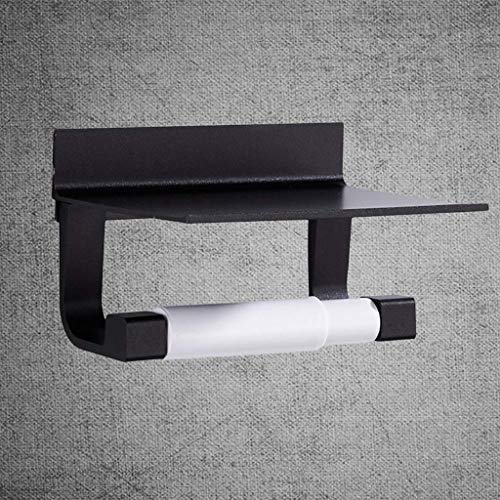Soporte para papel higiénico de pared que evita caídas de objetos 6