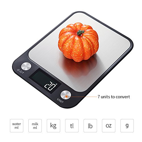 Decdeal Balança de cozinha balança elétrica balança de cozimento Balança de balança de alta precisão