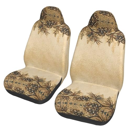 Deux housses de protection de siège de voiture EdWal à motifs
