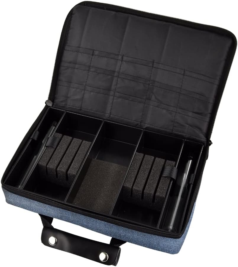Karella Dart Case, Jeans Edition Master PAK, 2 Compartments, Jeans Colour, 650.0 grams, Unisex