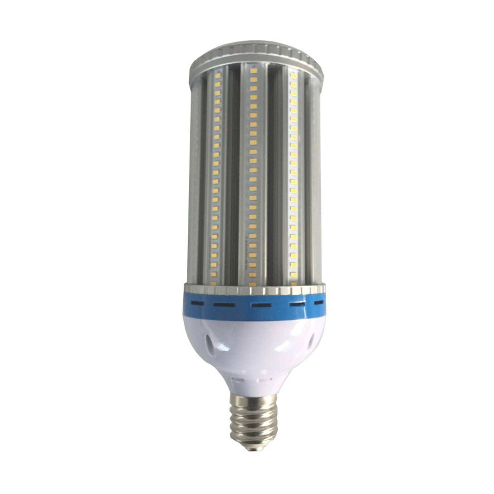 Bombilla LED de maíz regulable de alta potencia, 100 W, con ventilador, luz de 360 ​​grados y cubierta, 3000-6000 K Para iluminación comercial e industrial(Cool White 6000K)