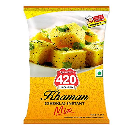 Agrawals 420 Home Instant Khaman Dhokla Mix for Breckfast, Lunch and Dinner (500Gm) (B08X2TC3X1) Amazon Price History, Amazon Price Tracker