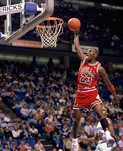 Amazon.com: Michae Jordan Dunk Chicago Bull Canvas Printing Poster