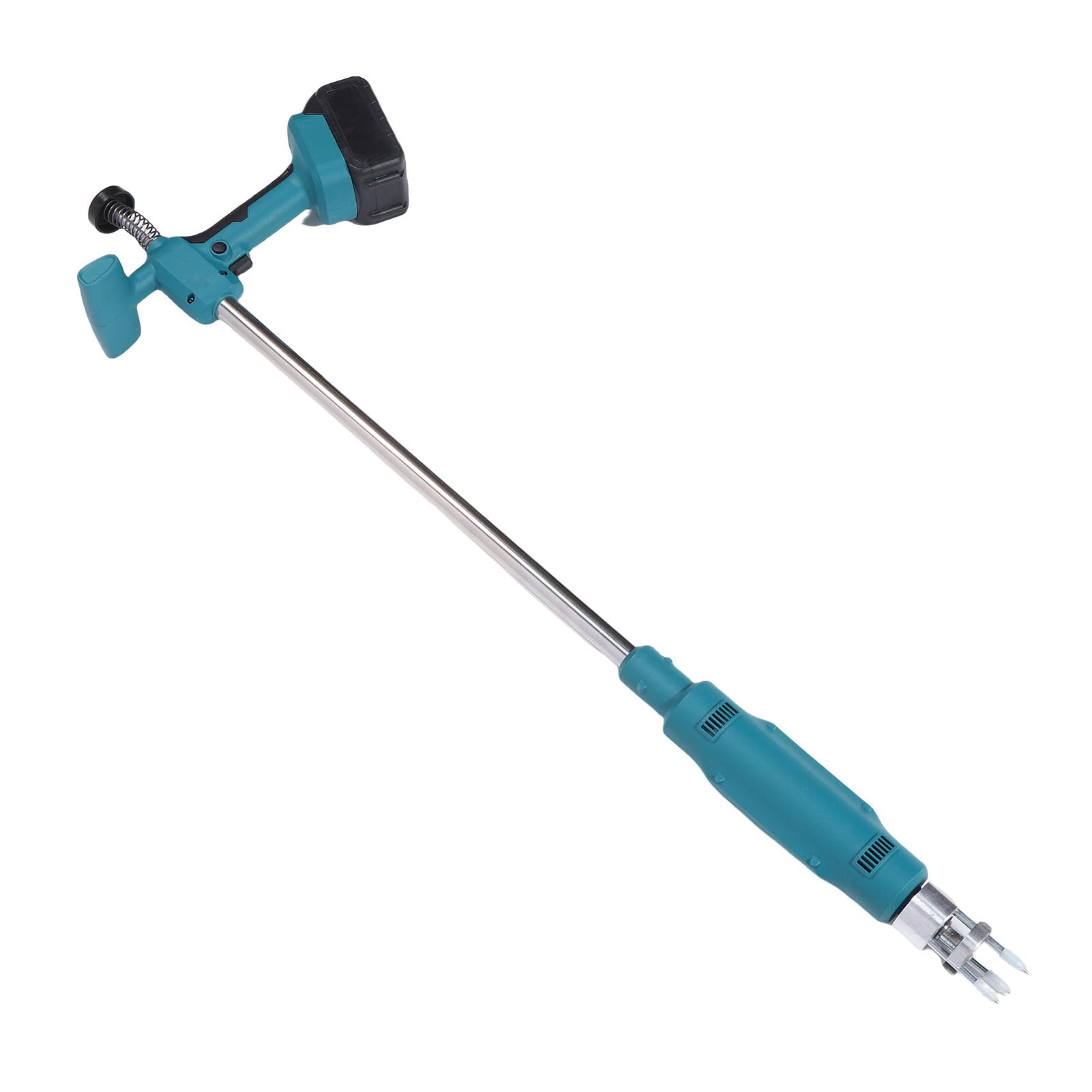 Jeffergarden Elektrischer Unkrautschneider, Kabelloser Unkrautstecher, Elektrischer Unkrautstecher, 21 V, Lithium-Ionen, 2 Stunden Laufzeit, 85% Weniger Nachwachsen, 15,2 cm Tief, Leise (EU-Stecker)