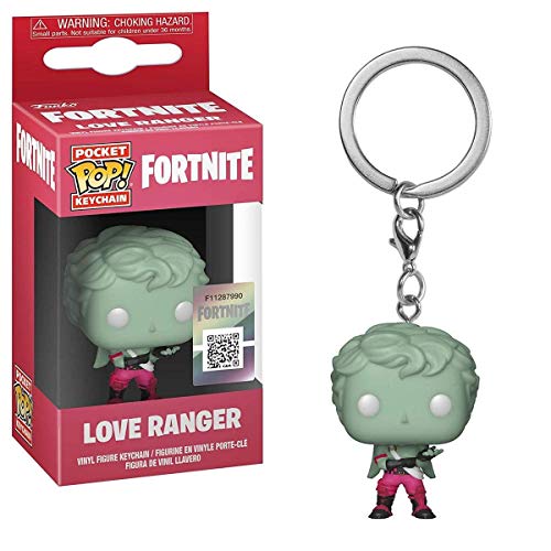 Funko Pop! Keychain: Fortnite - Love Ranger - Love Ranger - Minifigura de Vinilo Coleccionable Llavero Original - Relleno de Calcetines - Idea de Regalo- Mercancia Oficial - Video Games Fans