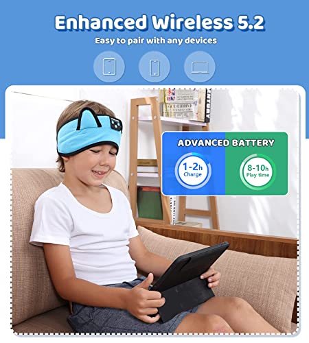 Kidsband KIDS01 Kids Headphones Bluetooth Headband Adjustable thumb #2