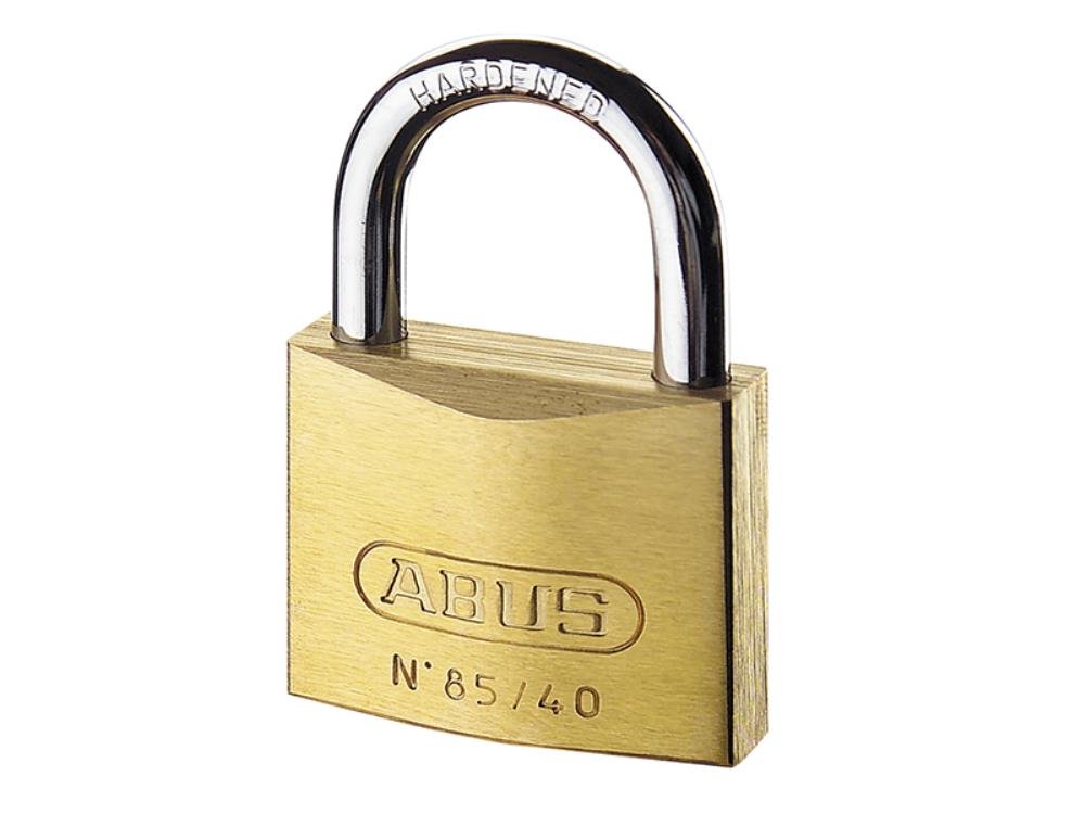 ABUS 09048 Service Brass Padlock, Standard Temples, 60 mm