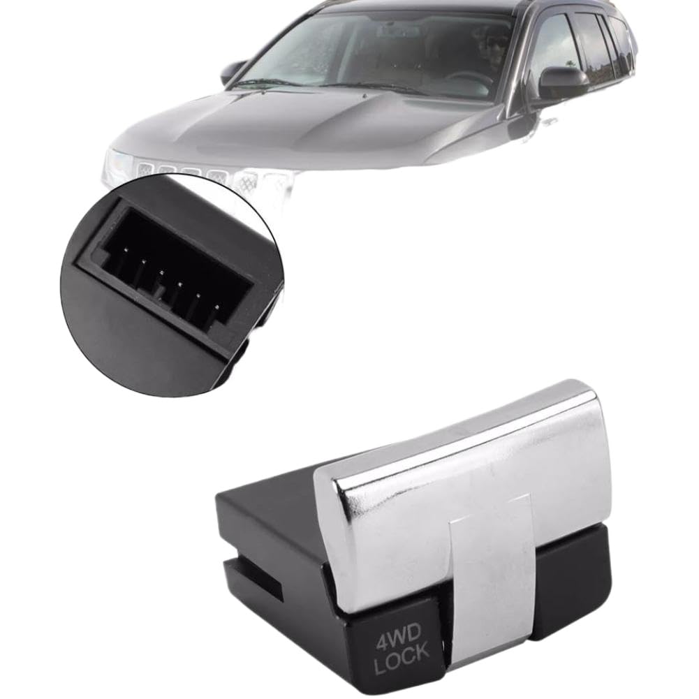 Transfer Case Switch 5107932AA Compatible with 2007-2017 Compass Driving Mode Knob Auto Car Interior Parts Switches and Relays