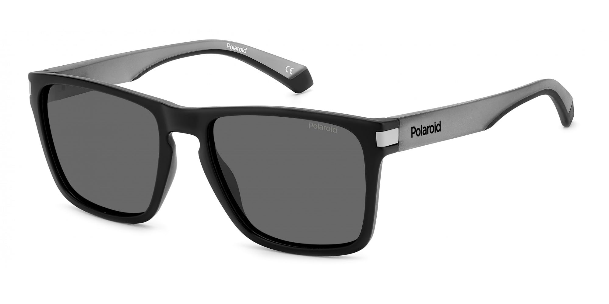 Polaroid Men's   Black Rectangle Gray Polarised Pld 2139/S Sunglasses , BrandAlley