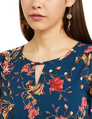 Image of Amazon Brand - Eden & Ivy Women's Georgette Fit & Flare One Piece Midi Length Dress (with Lining)