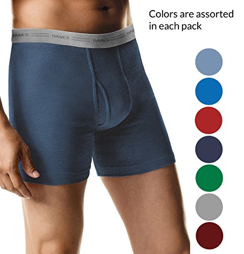 Hanes Mens Pack of 5 Best Tagless Boxer Brief with Comfort Flex Waistband XL3