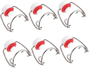 Kichvoe 6pcs Beer Bottle Swing Cap Beer Swing Lid Flip Cap for Wine Sealing Caps Snap Cover Spring Clamshell Red Plastic Airtight Flip Cap Swing Lid for Beverage Beer Cap