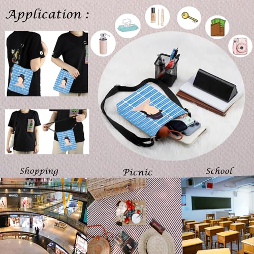 MNIGIU ITYSL Tv Show Inspired Gift Tim Robinson Quote Crossbody Bag for Tv Show Fans2