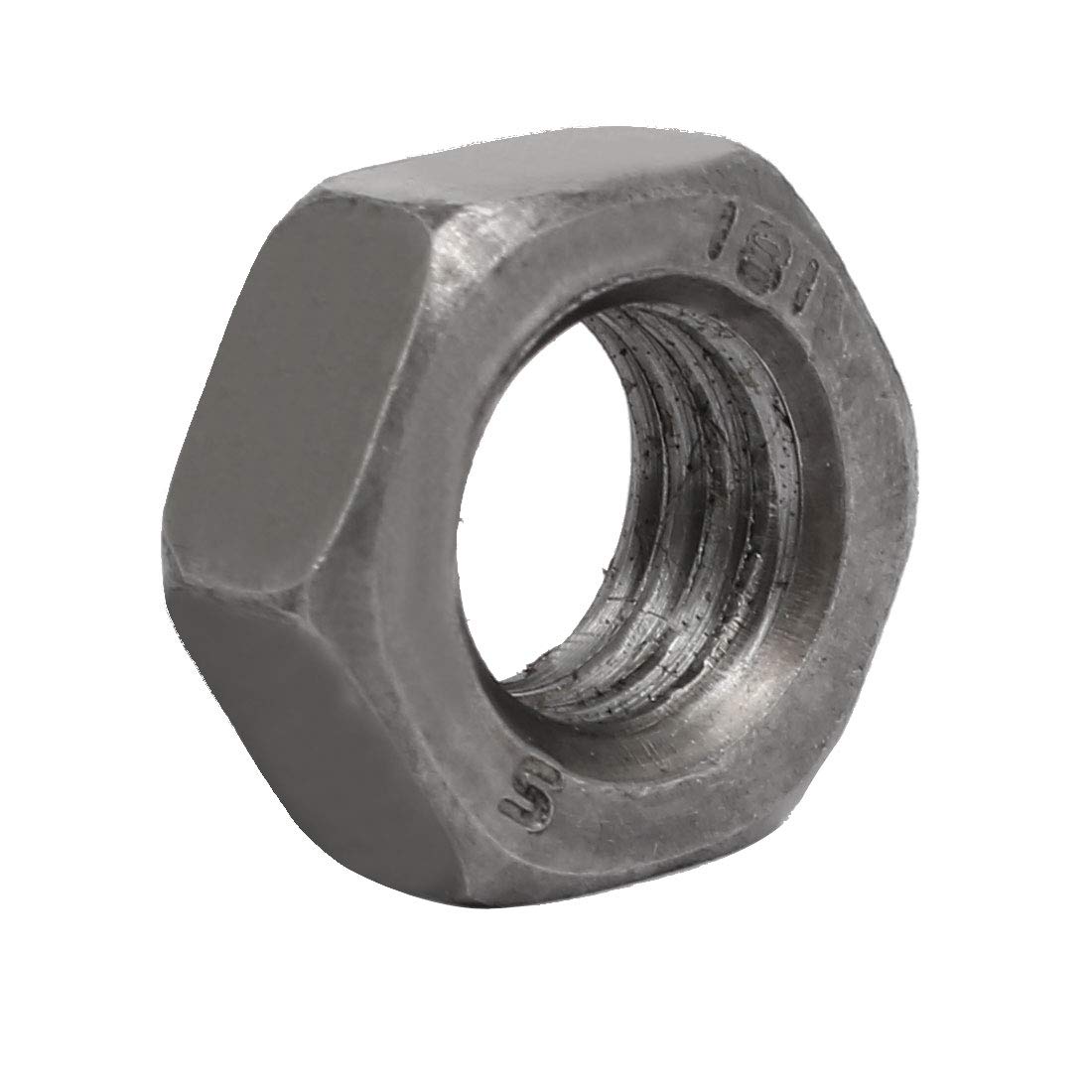 Lot De 10 écrous Hexagonaux Gauche M14 X 2 Mm – Acier Carbone – Grade 4.8 – Uxcell