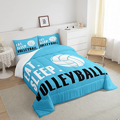 Image of Feelyou Volleyball Bedding Set King Size 3Pcs for Boys Girls Women Men