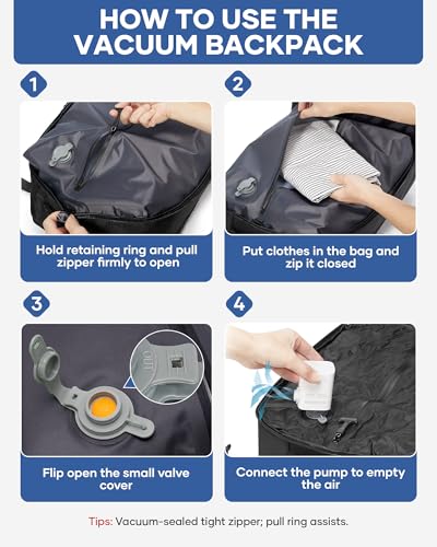 WEPLAN Vacuum Backpack Black