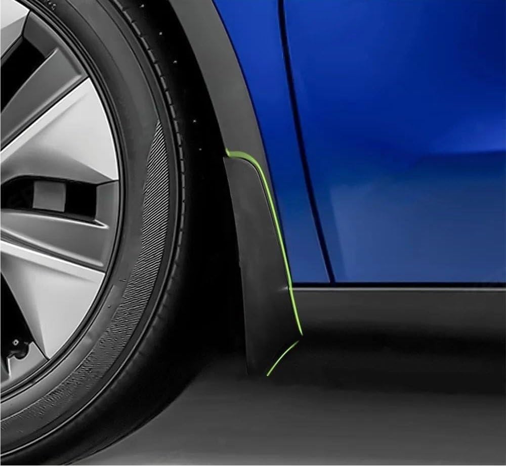 Set Parafanghi Anteriori E Posteriori Per MG HS / EHS / PHEV 2018-2024 – 4 Pezzi In Plastica Nera, Protezione Anti-fango E Anti-sasso!