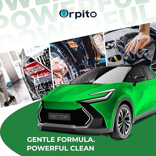 Image of Car Shampoo 5L Multi Fragrance | High Foam Car Wash Liquid | Deep Cleaning Formula | pH Neutral Paint Safe | Removes Dust & Grime | Glossy Finish Wash (1, GREEN)