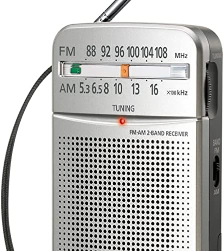 Panasonic RF-P50 Radio Portable Argent - Radios portables (Portable, AM ...