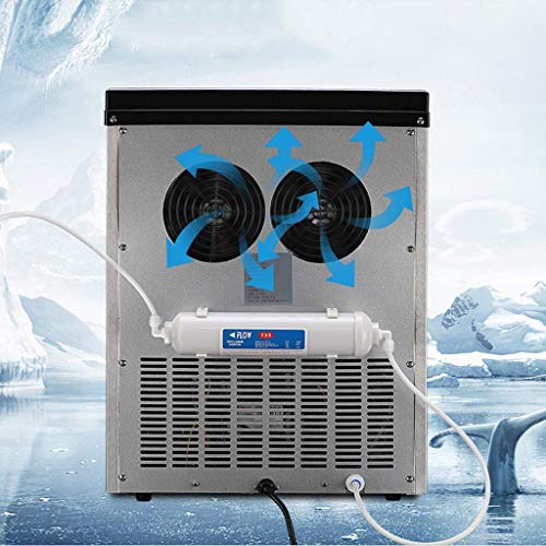 Yanglou IJsblokjesmachine, draagbare ijsmachine voor werkblad, maakt 24 uur ijs in 24 uur, 6 kg opslagijs volume met mengplaatsen, perfect voor feestjes, gemengde dranken, medewerkers SCO - Image 7