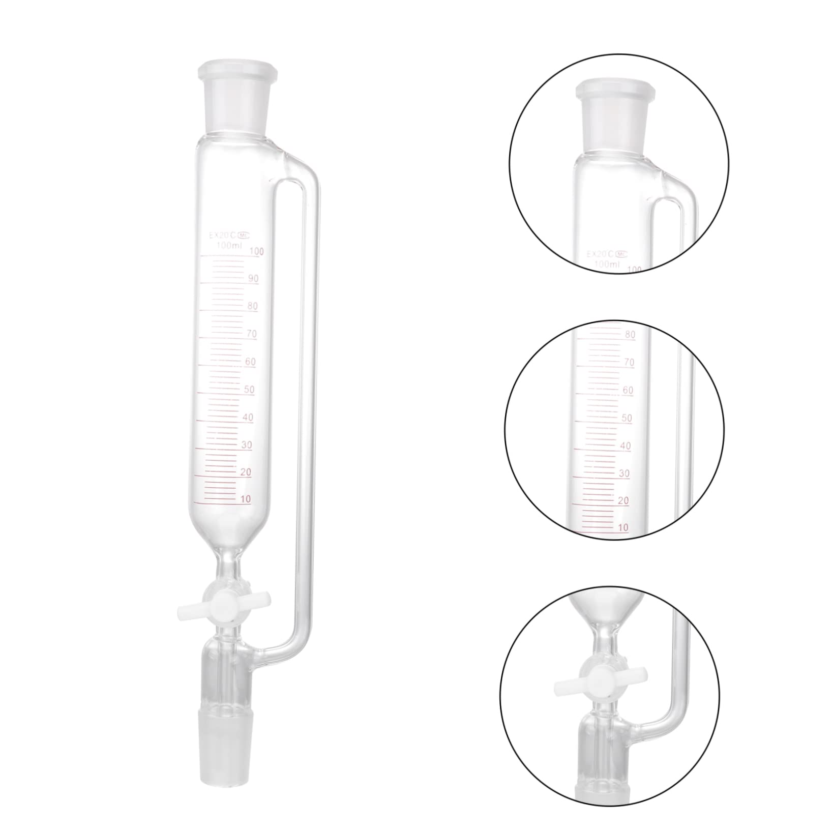 Homoyoyo Imbuto Separatore Resistente Design per Separazione Liquidi Laboratorio Strumento Professionale per Laboratori con Alta