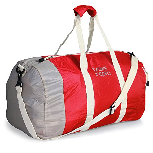 Travel Inspira Foldable Duffel Travel Duffle Bag Collapsible Packable Lightweight Sport Gym Bag