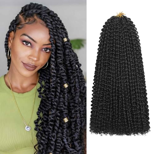 Passion Twist Hair 12 Inch 8 Packs Water Wave...
