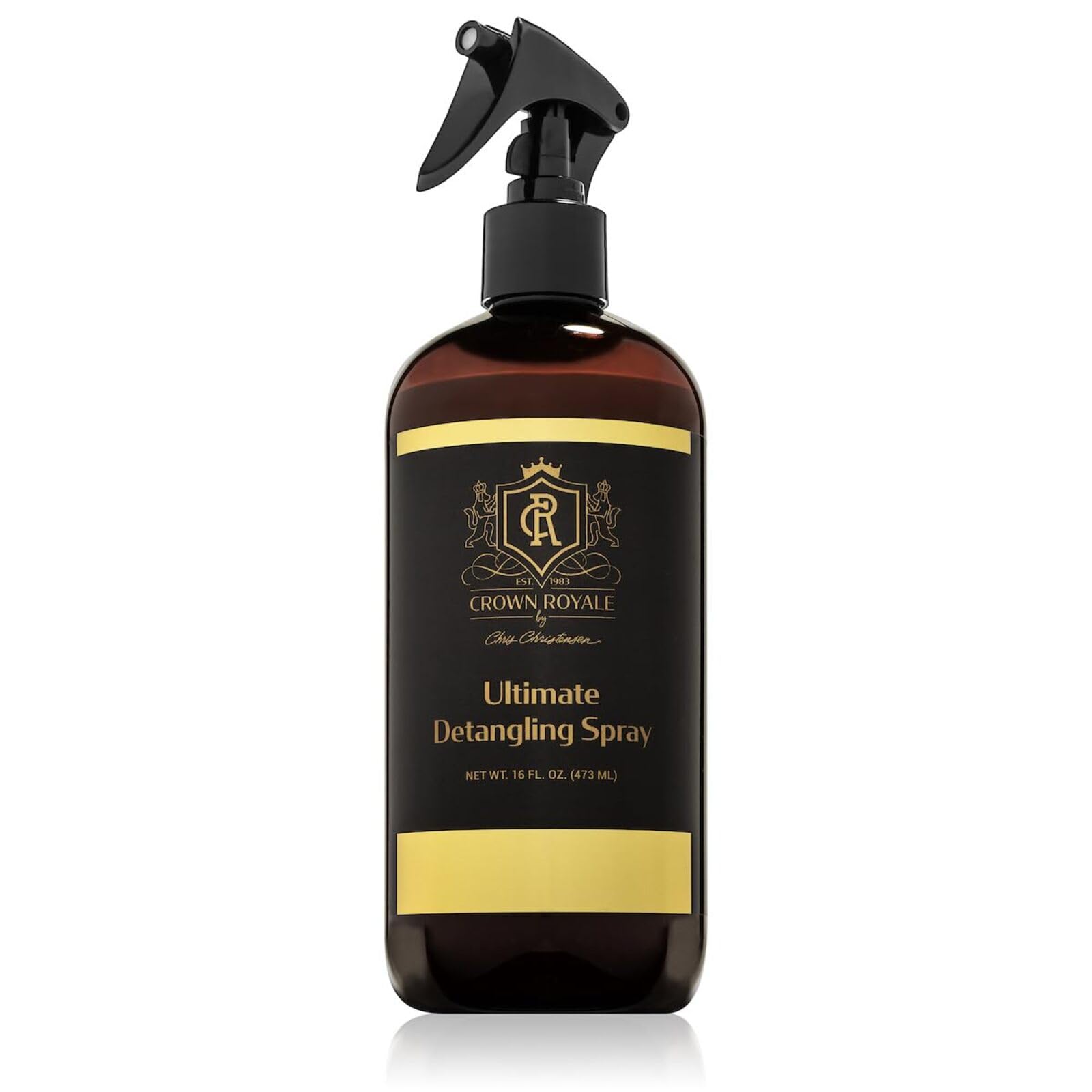 Crown Royale Ultimate Detangling Pet Spray Ready-to-Use, Removes Tangles, Prevents Stains, Repels Dirt, Made in USA, 16 oz