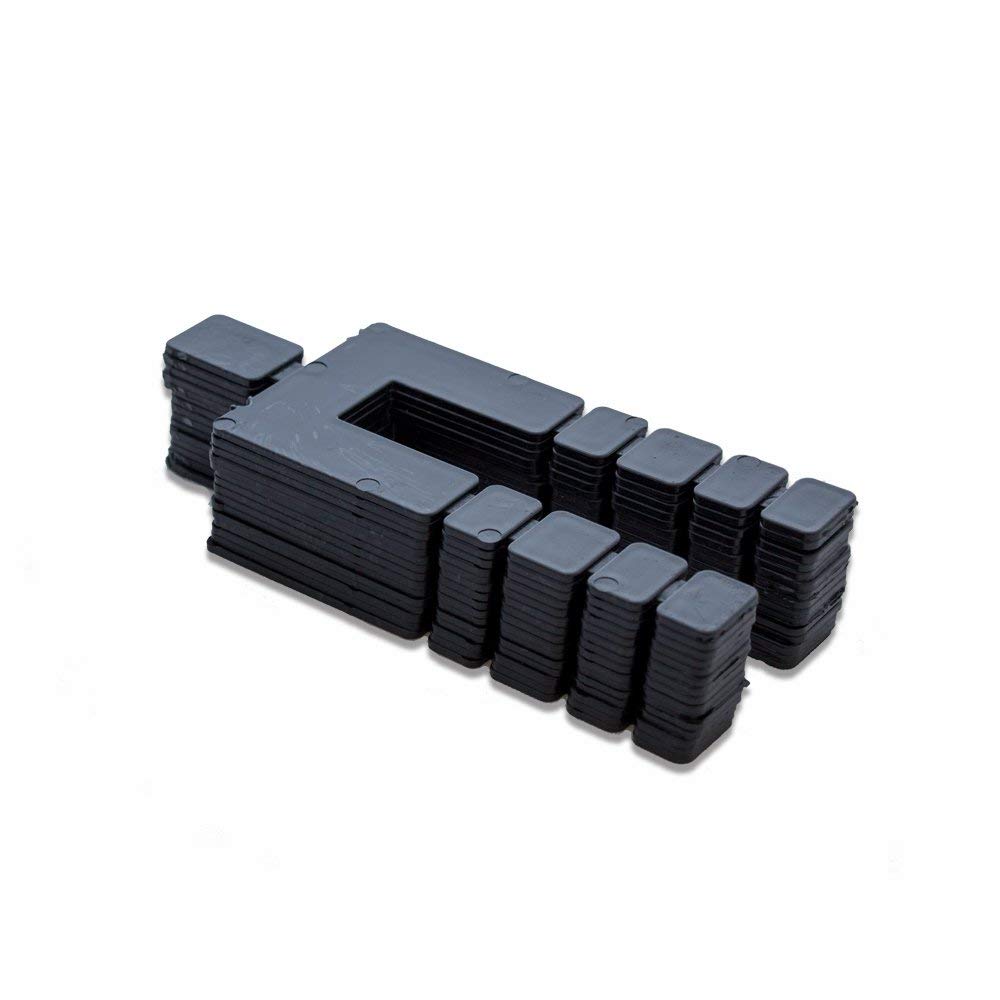Mini Stack Shims - 4-3/16"L X 1-7/8"W, 1120 Shims Per Box, Snap-Off For Windows, Doors, Cabinets