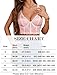 Avidlove Bralette for Women Lace Sexy Corset Tops V Neck Supportive Bralettes Adjustable Cute Party Club Top Pink
