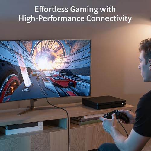 Image of USB-c Long Cables 10ft 2Pack Compatible with Thunderbolt 4 /3,USB C 3.2 Cable 20Gbps Data Transfer,4K@120Hz Video Output Monitor Cord,Type-C Nylon Braided 240W Fast Charging for Hub, MacBook